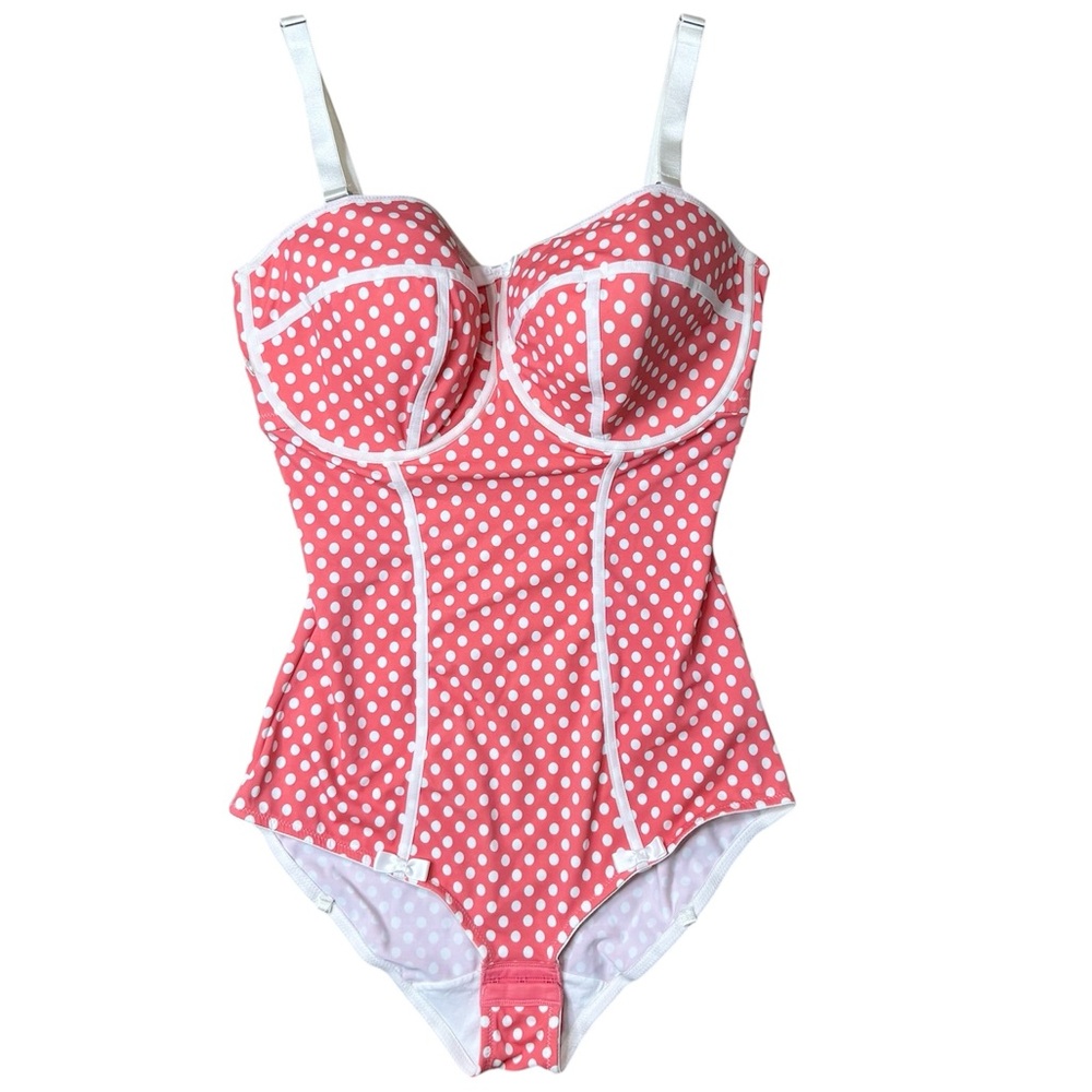 One Piece Polka Dot Swimsuit